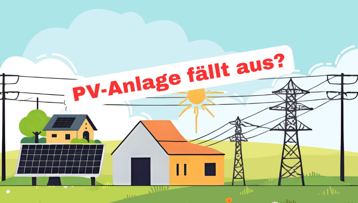 Eine Grafik für den Ausfall der PV-Anlage
