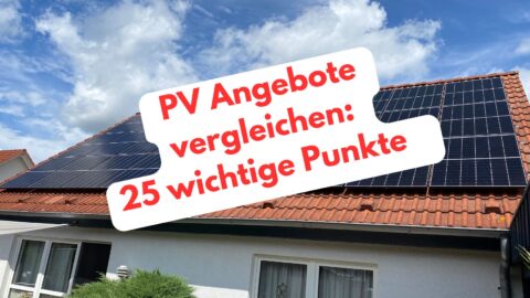 PV Angebote vergleichen